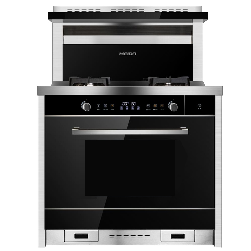美大(MEIDA)蒸烤一体集成灶X10-ZK家用一体灶燃气灶油烟机灶具带蒸箱烤箱一体套装(液化气)
