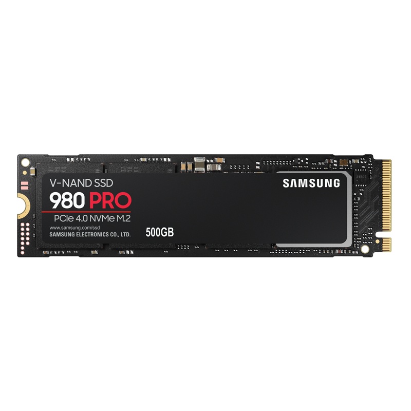 三星(SAMSUNG)980 PRO 500GB固态硬盘m.2接口(2280)NVMe协议PCIe4.0台式组装机笔记本电脑ssd固态硬盘(MZ-V8P500BW)