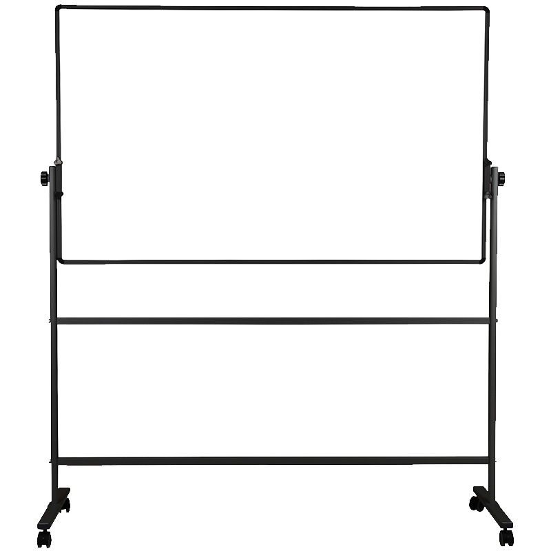 [精选]得力(deli) 7883H型架带架可移动可翻转双面磁性办公/会议白板 90*150cm