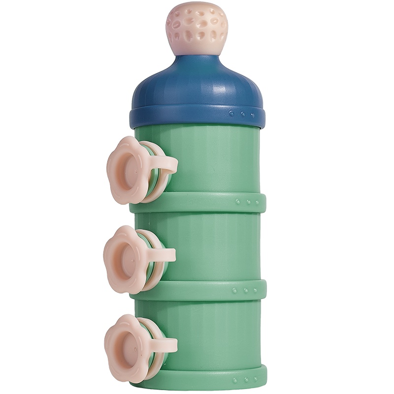 babycare奶粉盒 婴儿便携外出装奶粉罐 大容量储存盒宝宝奶粉 雀湖绿 1680