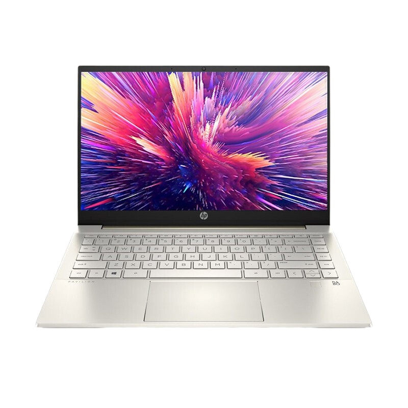 [2021款]惠普(HP)星14-DV0012TX 14英寸轻薄本窄边框笔记本电脑定制版(新11代酷睿 I5-1135G7 16G 1TB MX450-2G独显 IPS屏)金色