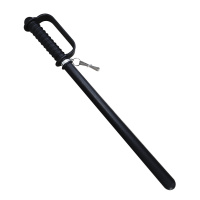 八鹰防爆棍保安器材橡胶棒巡逻棍校园保安棍橡胶款