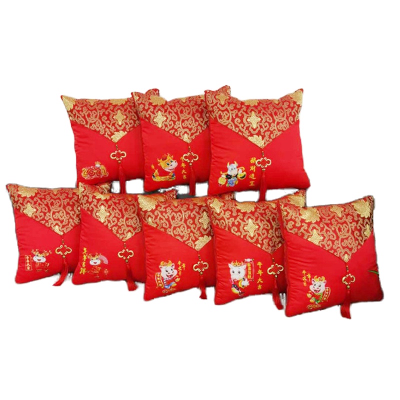 牛年春节两用抱枕被靠垫被多功能创意个性抱枕