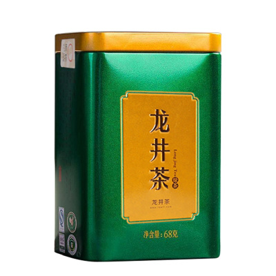 新茶春茶天方茶叶雨前龙井绿茶68g听装 龙井绿茶茶叶