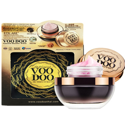 VOODOO蛇毒免洗睡眠面膜霜免洗面膜补水保湿收缩毛孔男女30g 黑瓶