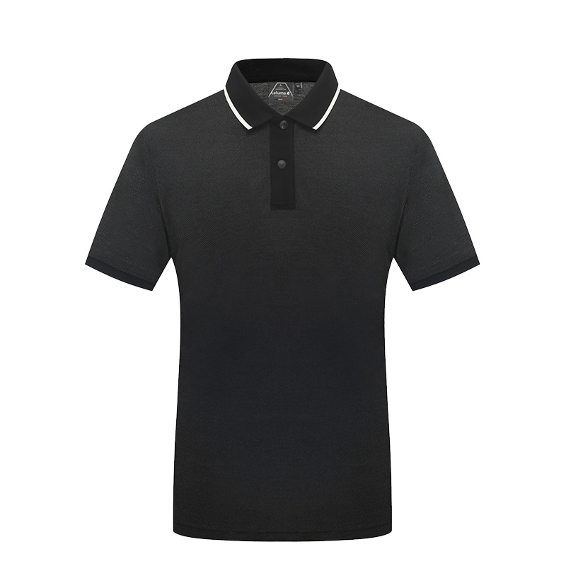 乐飞叶（LAFUMA）运动户外男士户外登山徒步快干翻领短袖T恤LMTS7B429