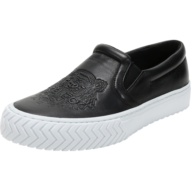 KENZO 高田贤三 女士 皮质休闲鞋平底鞋懒人鞋 FA6 2SN200 L73