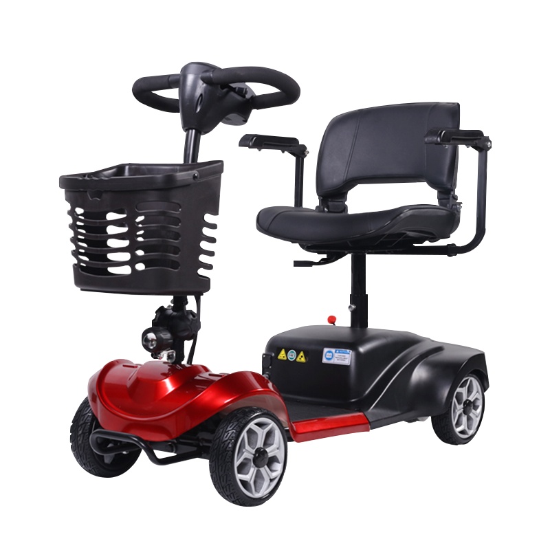 凤凰 老年代步车老人四轮残疾人小型电瓶电动车折叠车接送孩子家用