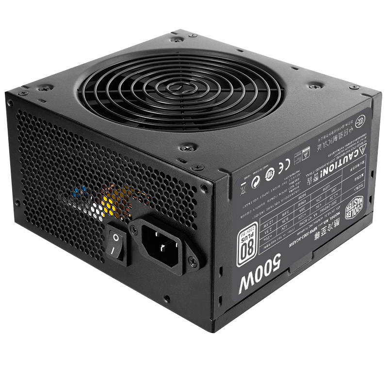 酷冷至尊 雷霆 500 台式机 额定500W电源 静音12cm风扇 电脑主机箱电源 台式机电源 电脑电源
