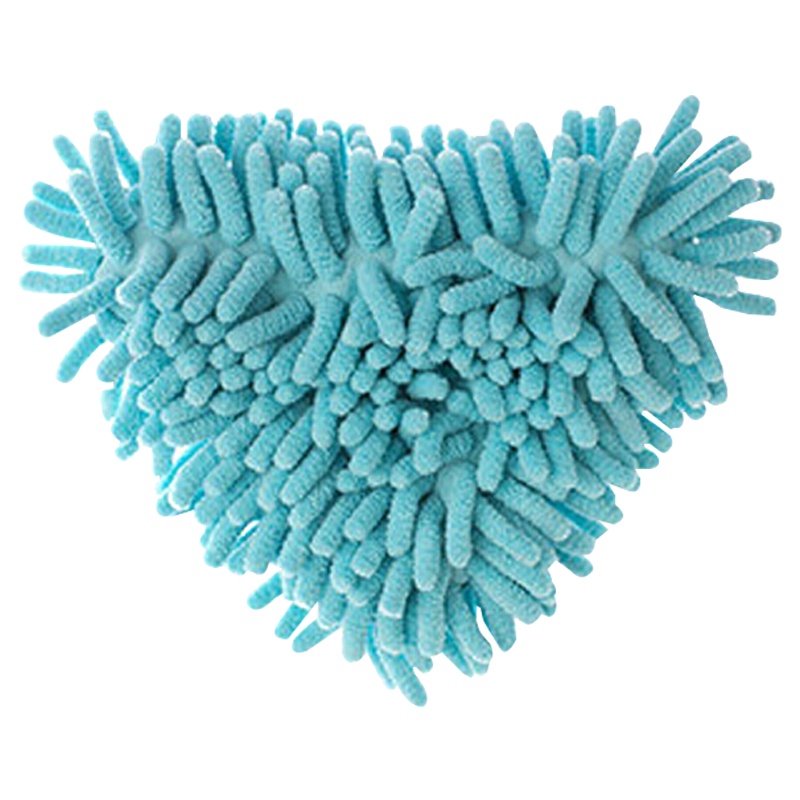 海斯迪克 HKW-81 三角形雪尼尔吸水除尘拖把 多功能可旋转无死角伸缩杆清洁拖把 蓝色布头