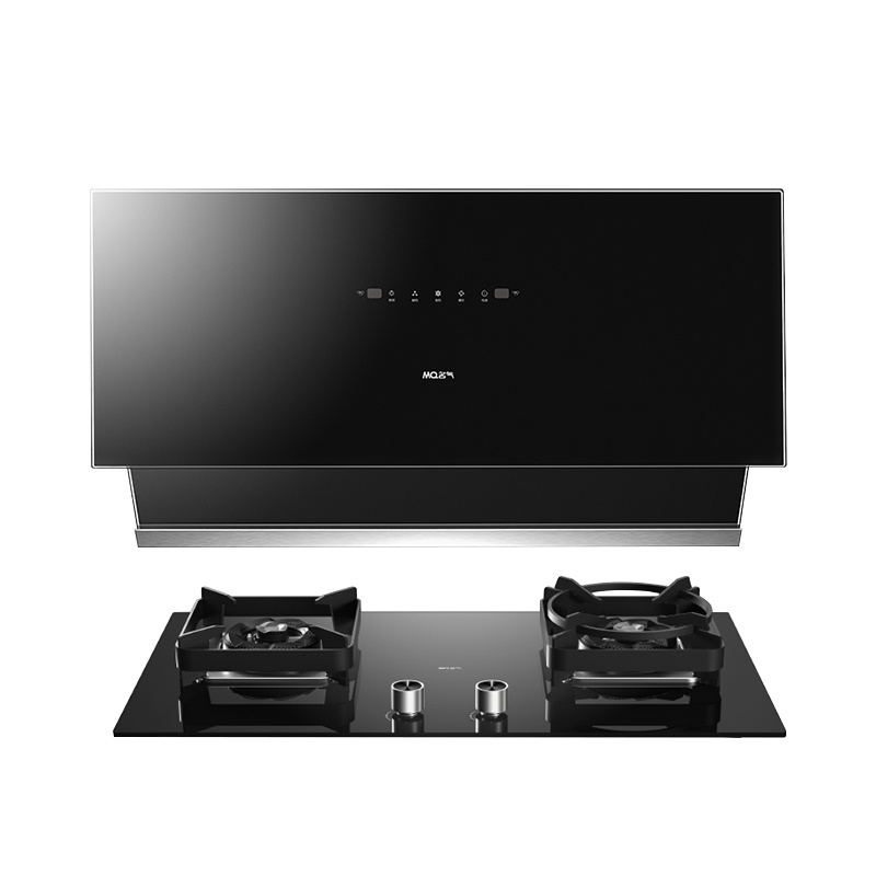 老板名气(MQ)烟灶套装2535A+B506A(液化气)大吸力油烟机 4.8KW强火燃气灶 家用烟灶套装