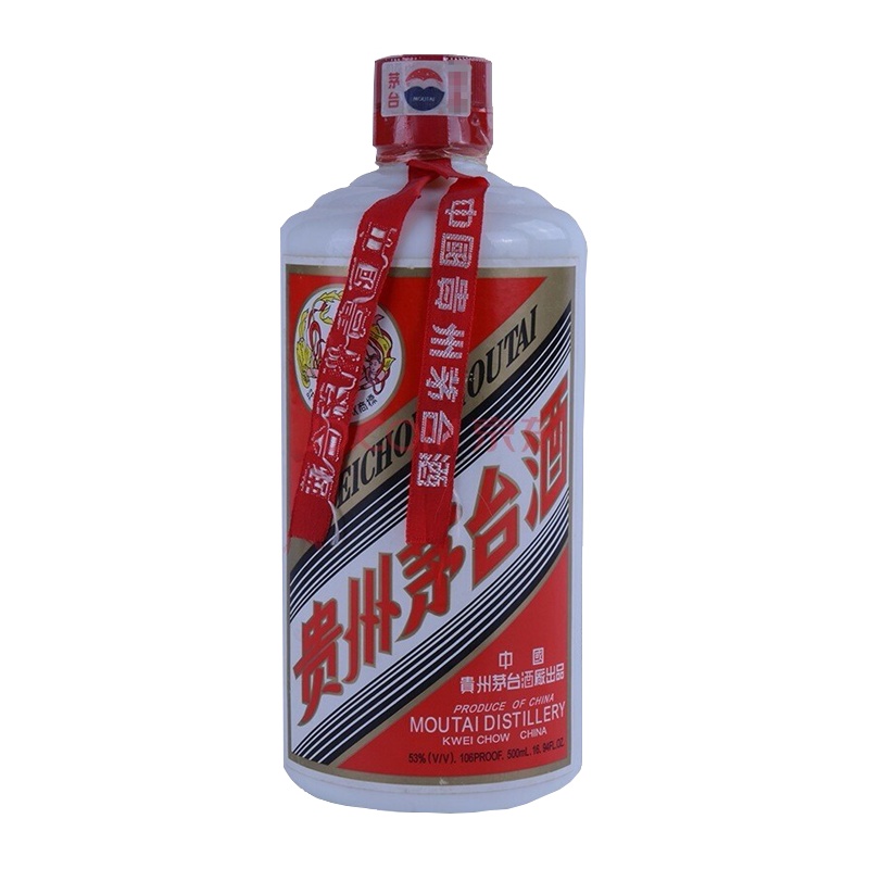 贵州茅台酒 2000年53度500ml 单瓶装酱香型白酒(飞天/五星随机发货)