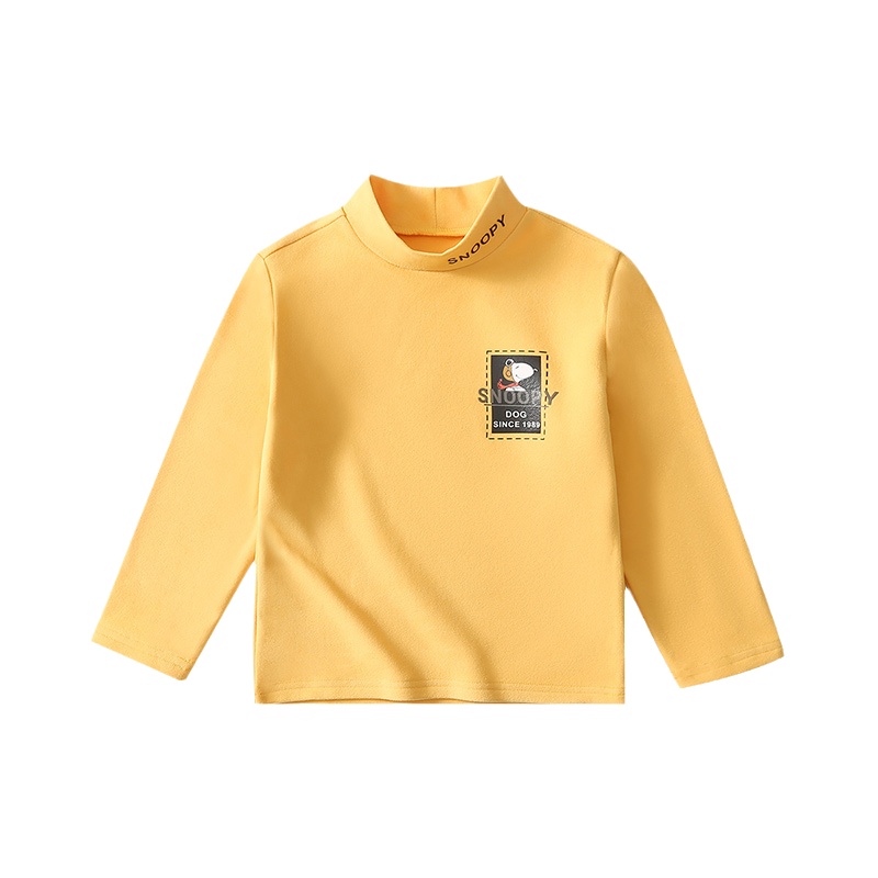 史努比SNOOPY童装男童打底衫春秋新款儿童长袖T恤男宝宝打底衣服