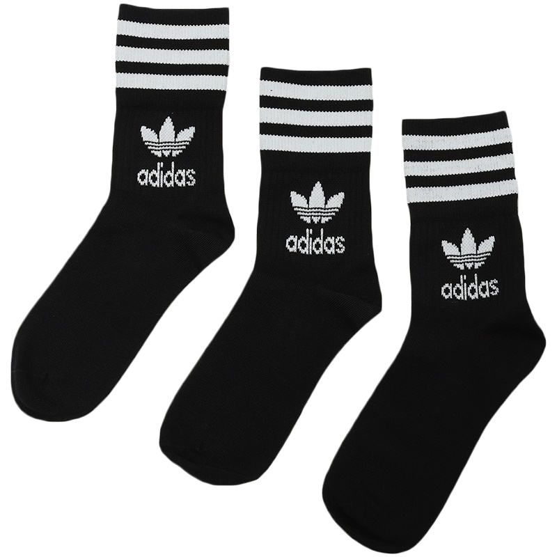 【自营】adidas阿迪达斯三叶草女袜运动袜休闲袜子GD3576