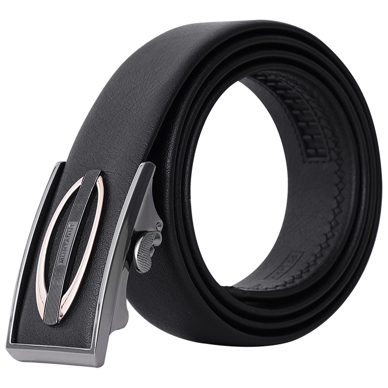 梦特娇皮带男自动扣