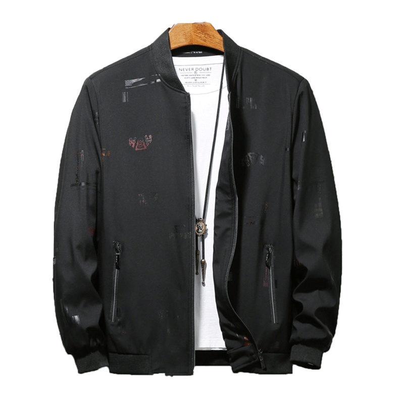 北极绒男士夹克2019秋季新款商务休闲中青年男外套男士外衣夹克衫