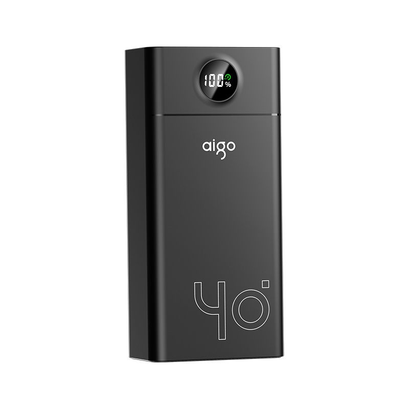 爱国者AIGO充电宝40000毫安时22.5W超级快充大容量户外移动电源闪充18W