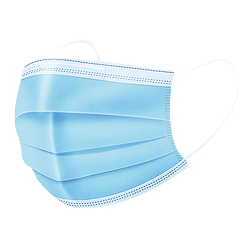 宝宝金水成人一次性口罩三层透气口罩熔喷布无纺布加厚50只