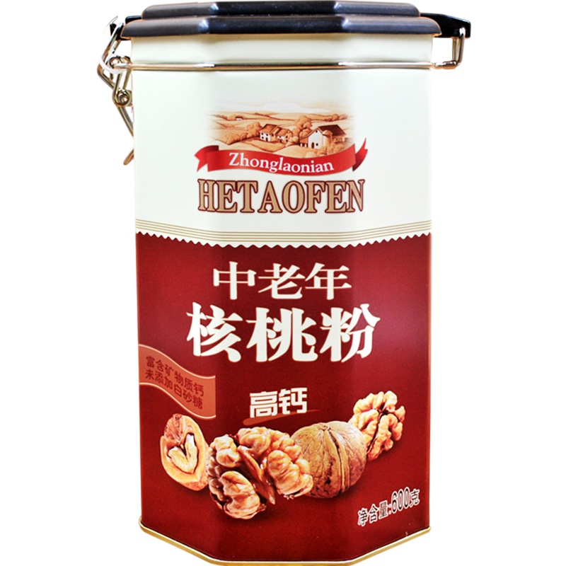 智力老年核桃粉罐装600g