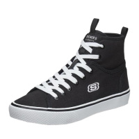 Skechers斯凯奇女士个性潮流高帮休闲鞋小白鞋66666225
