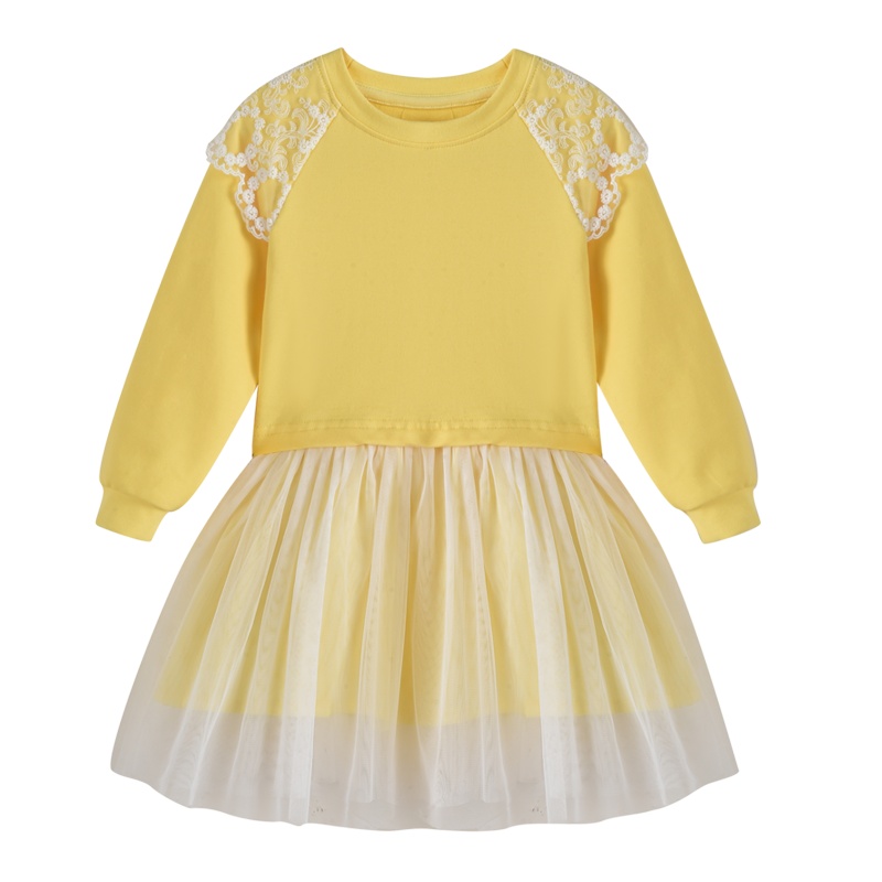 铅笔俱乐部童装2020秋季女童长袖连衣裙洋气儿童宝宝公主裙子时尚