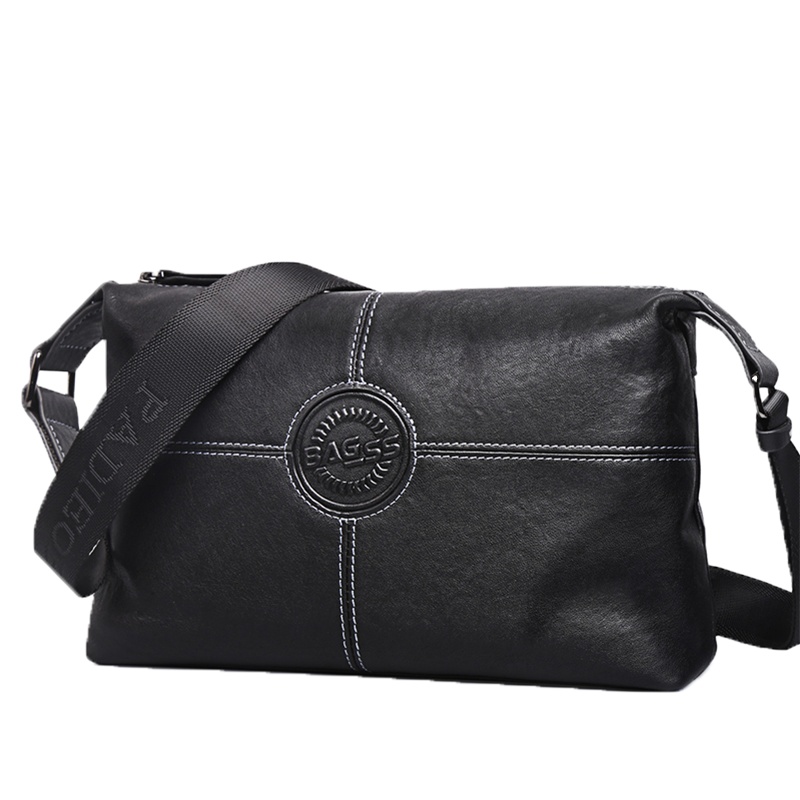 【顺丰配送】Padieoe单肩包男士包包2019新款欧美时尚潮男休闲斜跨包男包