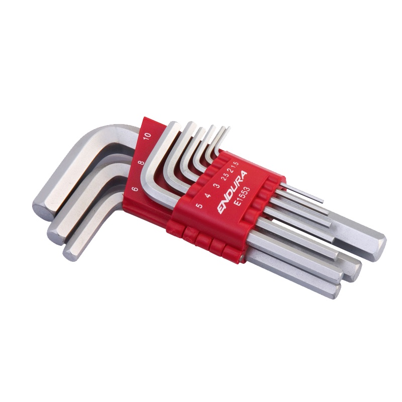 力易得(ENDURA)9件套公制标长平头内六角 内六角扳手组套 E1553 1套