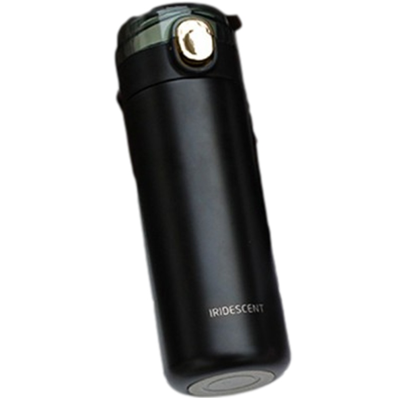 贝瑟斯 304不锈钢大容量便携外出旅行弹盖情侣成人学生水杯杯子保温杯