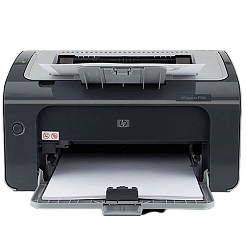 惠普(HP)LaserJet Pro P1106 黑白激光打印机 家用办公 学生打印作业打印
