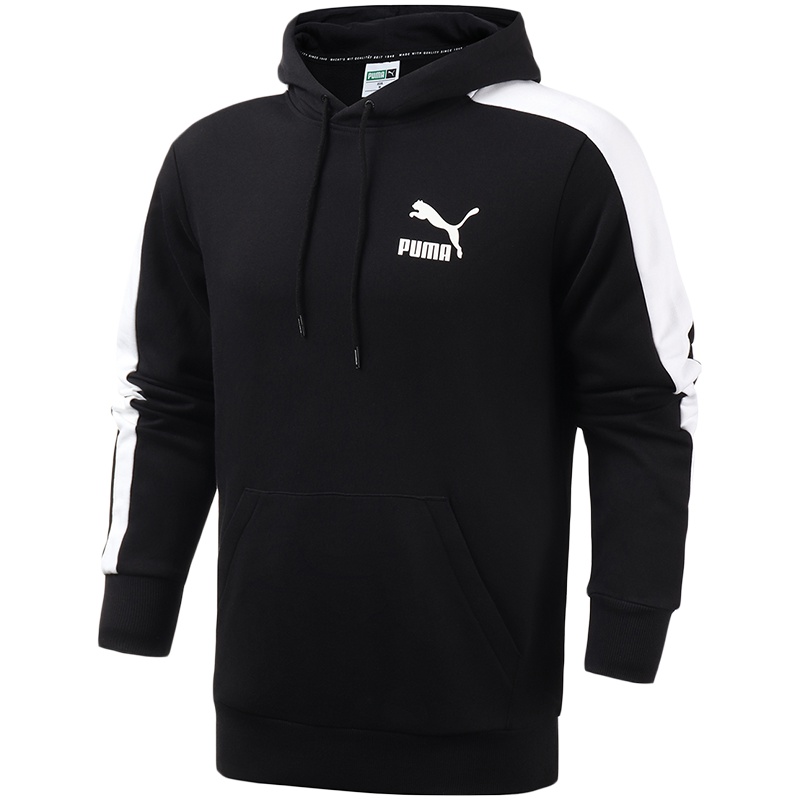 【自营】PUMA彪马男装T7运动服连帽休闲套头衫针织卫衣595918