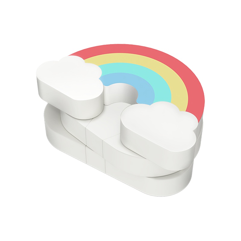 [棒棒猪]天气门卡(BBZ-50)彩虹 3个装