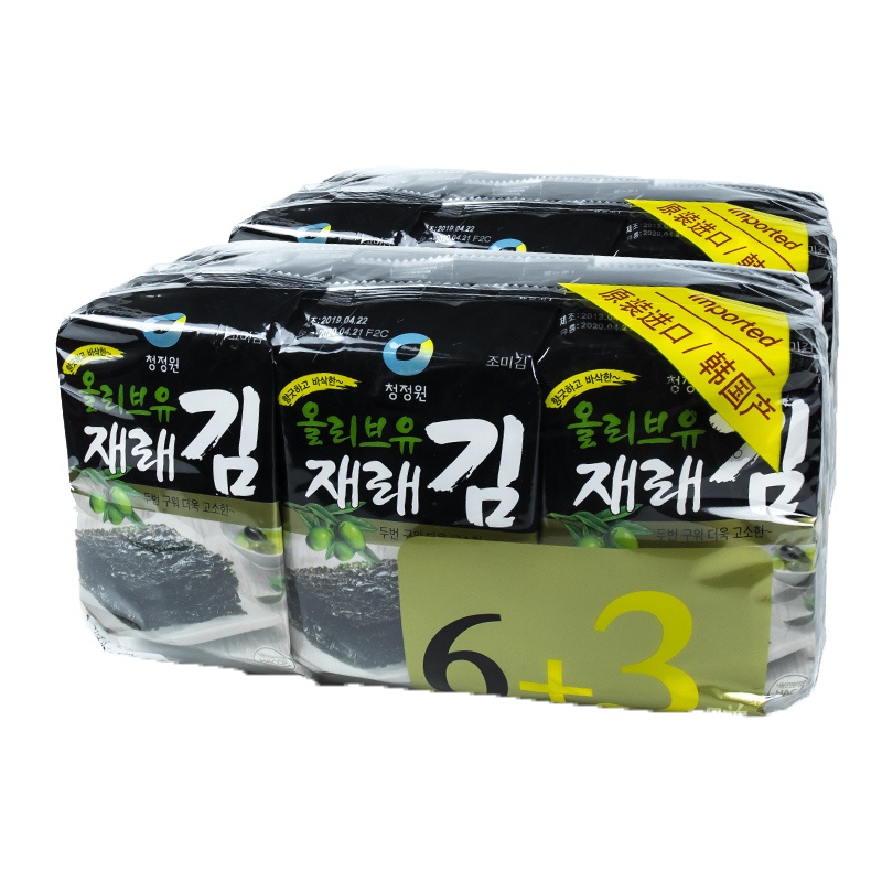 清净园橄榄油传统海苔40.5g