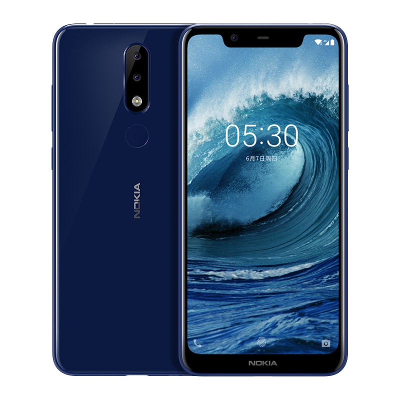 Nokia/诺基亚 X5 4GB+64GB 波罗的海蓝 全网通4G双卡 全面屏 AI拍照手机