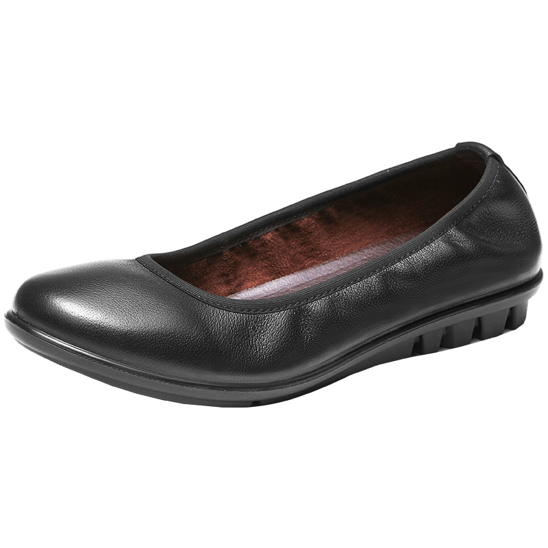 奥康女鞋春秋季商务休闲通勤舒适软底妈妈鞋休闲单鞋