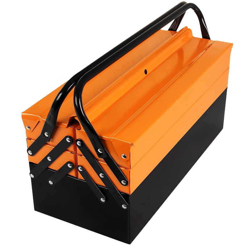 [苏宁自营]工蜂 21寸 三层 双开 金属工具箱