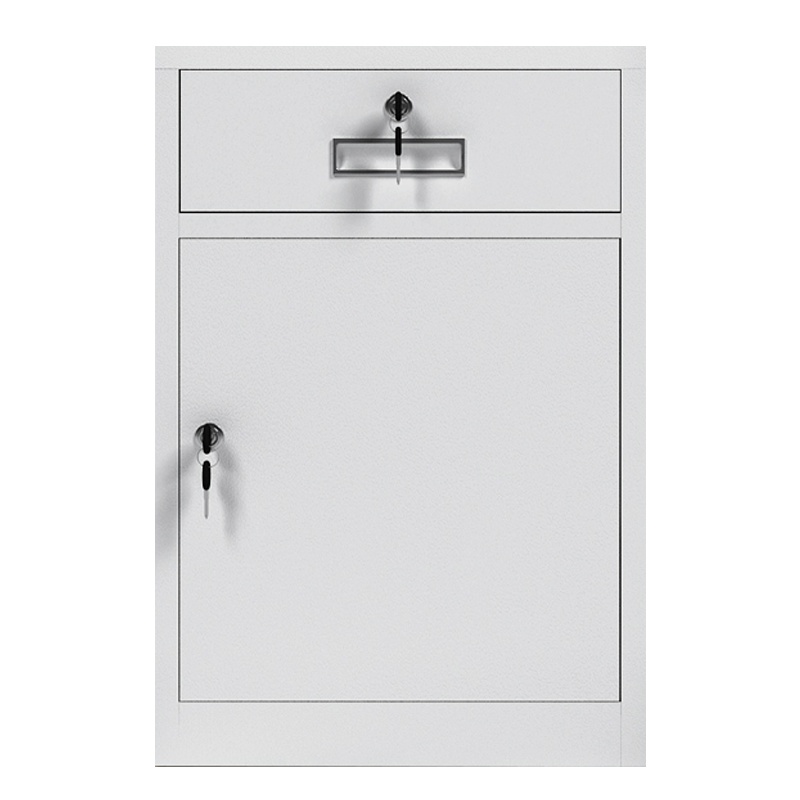 [一鹏]文件柜 一抽一门矮柜储物柜子 档案柜资料柜 办公室铁皮柜