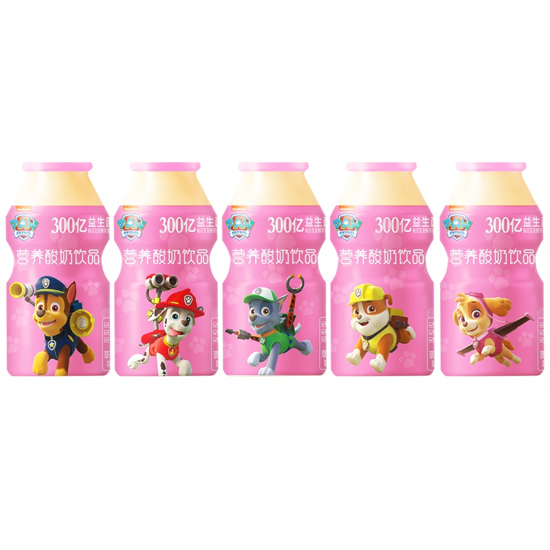 汪汪队乳酸菌饮品 酸奶饮料 原味礼盒装100ml*30瓶