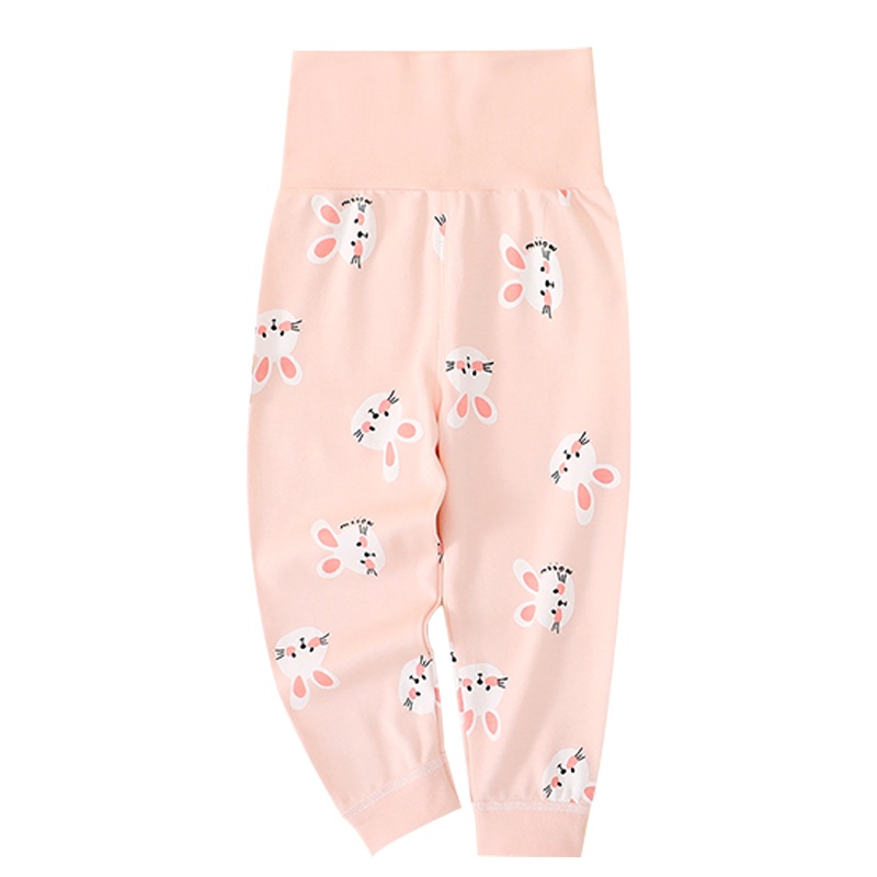 猫人[纯棉高腰裤2件装]宝宝秋衣秋裤女童男童裤子儿童婴儿秋季衣服