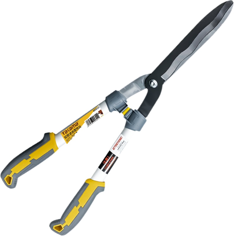 高松 takama 修枝剪园艺剪刀篱笆剪刀工具 草坪修剪修枝剪花草树枝剪加强单铝一体式波浪篱笆剪 605010