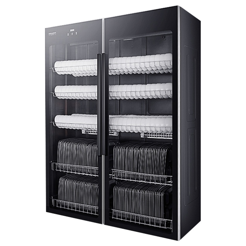 德玛仕(DEMASHI)商用消毒柜 立式双开门对开门厨房餐厅食堂酒店用茶杯碗筷大容量碗柜保洁柜ZTP700F-3