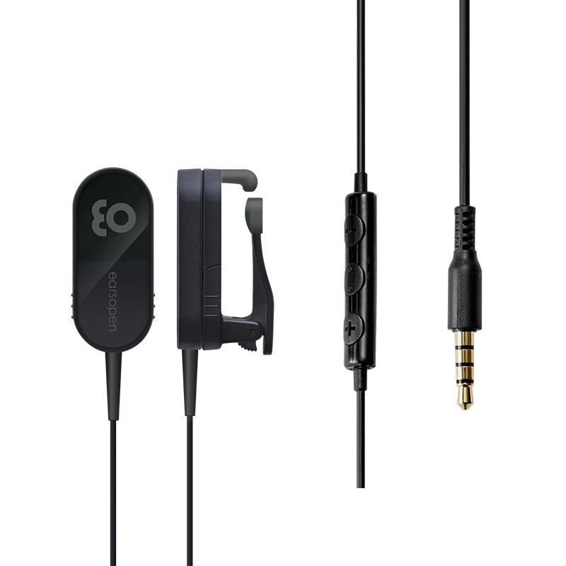 earsopen WR-3骨传导线控耳机 日本原装进口 非入耳 通话音乐