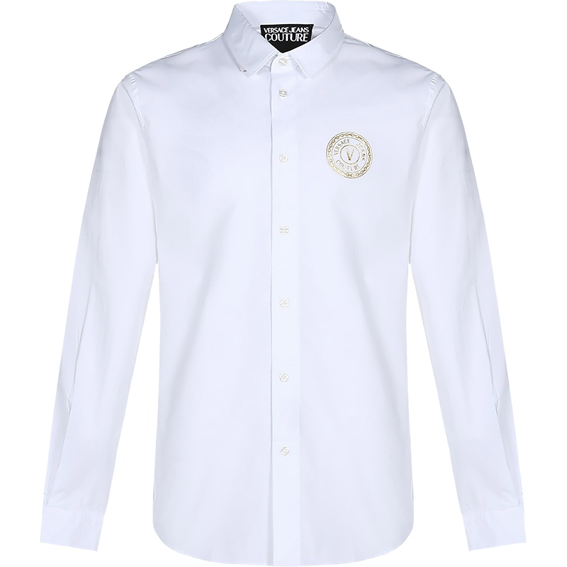 VERSACE JEANS COUTURE 范思哲 男士棉质长袖衬衫71GAL2S1 CN001