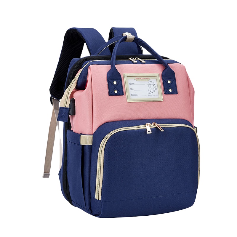 三极户外(Tri-polar)妈咪双肩包多功能折叠式防泼水外出母婴包尿布包双肩背包TP2031