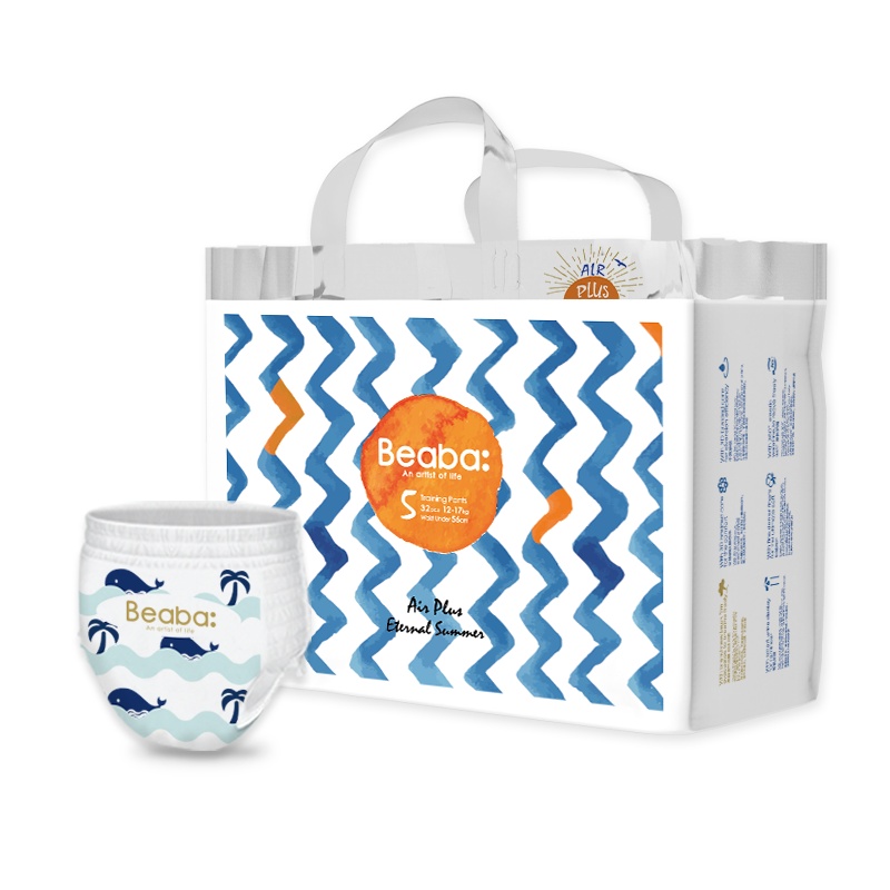 碧芭宝贝BEABA 盛夏光年拉拉裤XL码30片