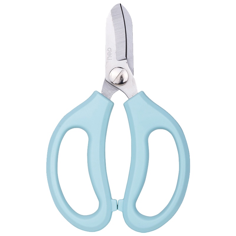 得力剪刀宽头设计花艺插花剪工具家用创意小清新花店修枝剪园艺修花工具花道小剪刀77751LAN