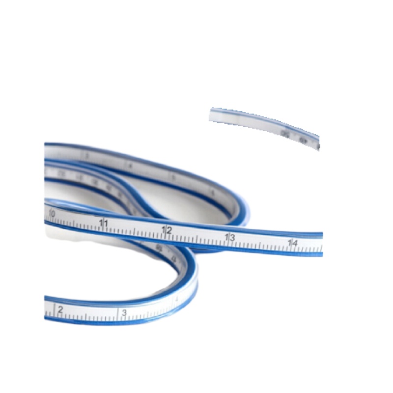 蛇形尺任意角度曲线尺软尺可弯曲定型 漫画服装建筑工程创作美术绘画绘图设计尺 蛇形尺-30cm