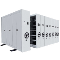 [硕辉]手动精密密集架 移动密集文件柜 档案柜 手动病例资料架 960*560*2400mm 单价为一组一列 九组起发