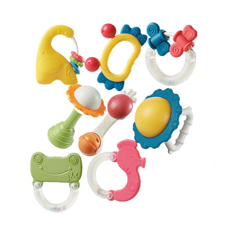 babycare玩具婴儿手摇铃宝宝玩具0-3个月 新生儿抓握训练益智牙胶可咬