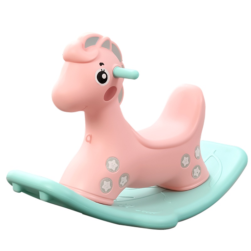 澳乐(AOLE-HW) 摇摇马 宝宝健身户外玩具 儿童小木马摇马塑料摇摇马周岁礼物 澳乐 森林摇摇马