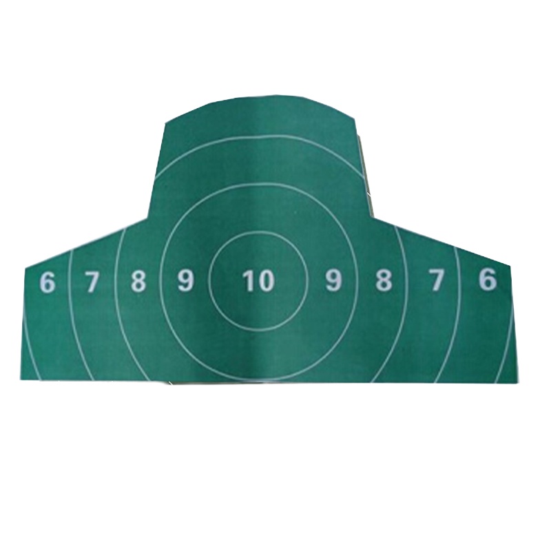 丛林狐户外训练靶纸靶 头靶靶纸带环 （100张）